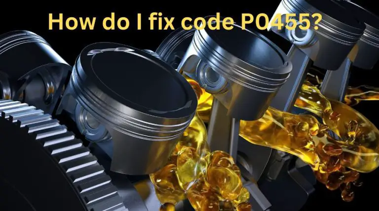 How do I fix code P0455