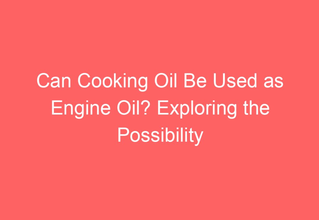 Can Engine Oil Go Bad? Understanding the Shelf Life of Motor Oil AutomotiveGlory