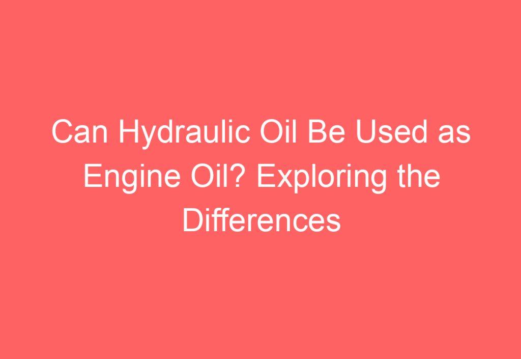 Can Engine Oil Expire? Here's What You Need to Know AutomotiveGlory