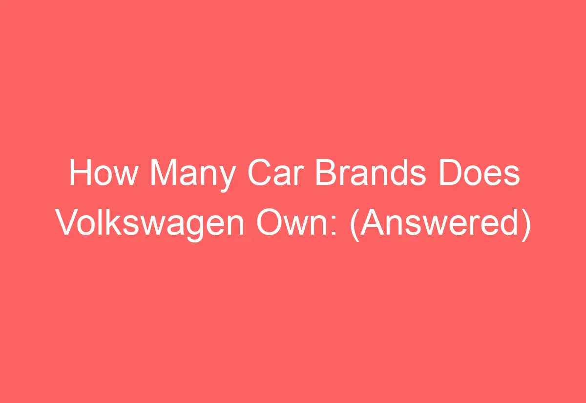 how many car brands does germany own