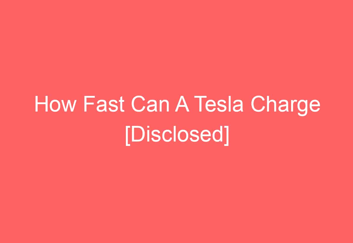 Tesla Charge Limit What You Need to Know AutomotiveGlory