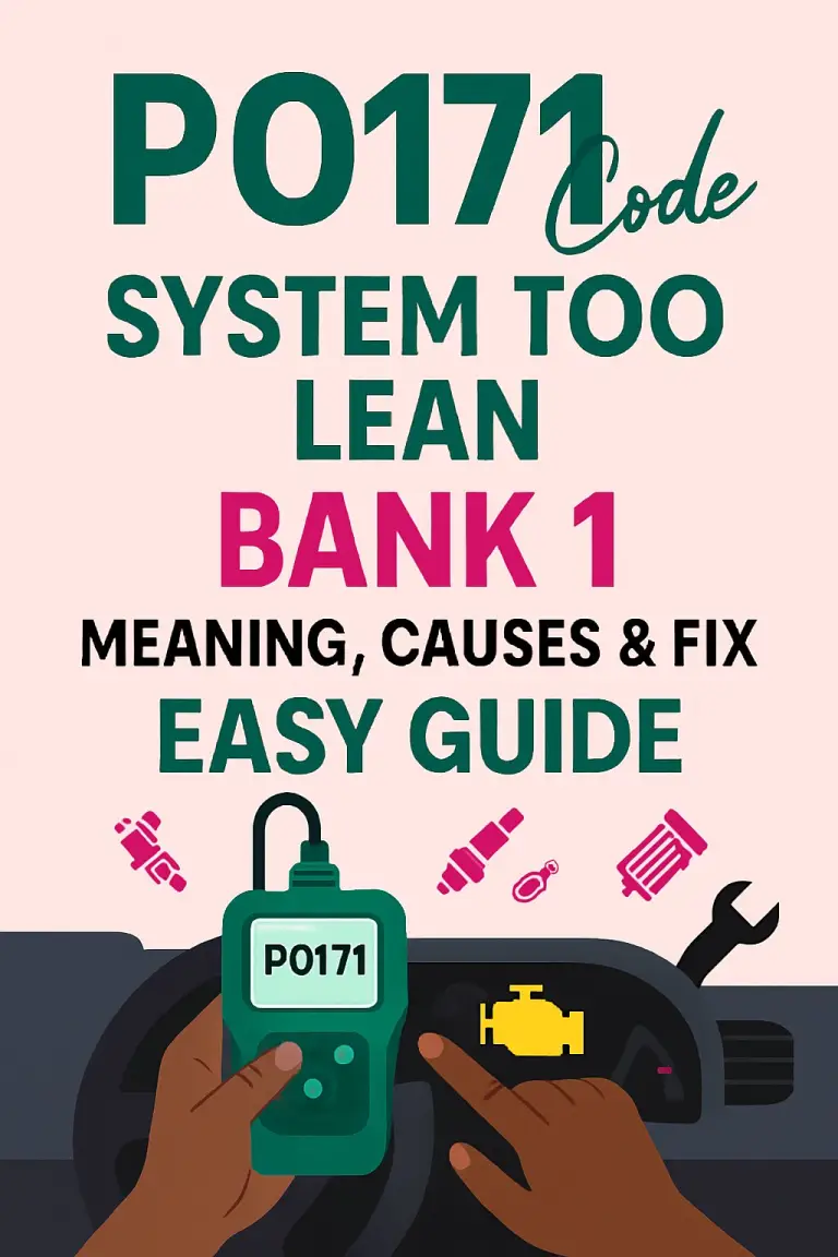 P0171 Code: Causes, Symptoms, and 5 Easy Fixes for System Too Lean (Bank 1)