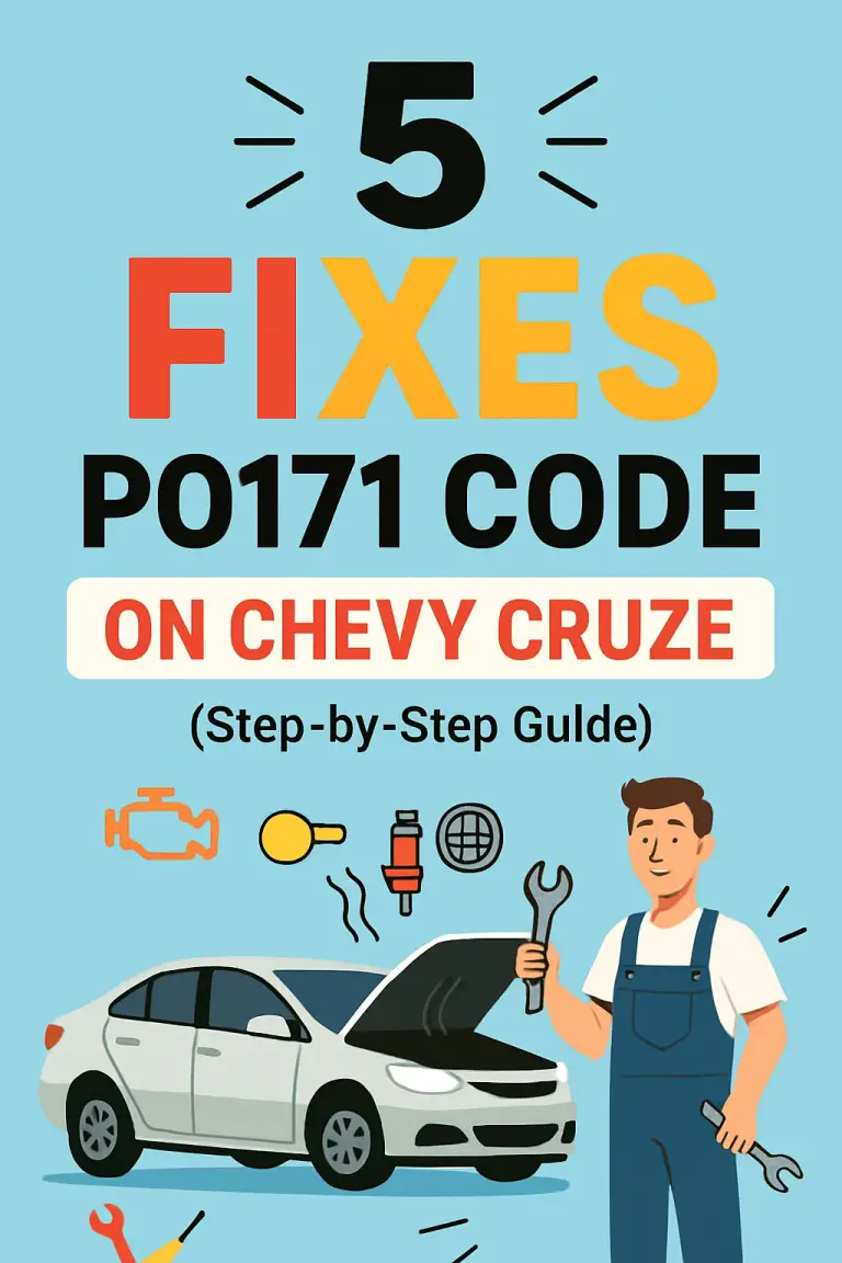 How to Fix P0171 Code on Chevy Cruze (Step-by-Step Guide)
