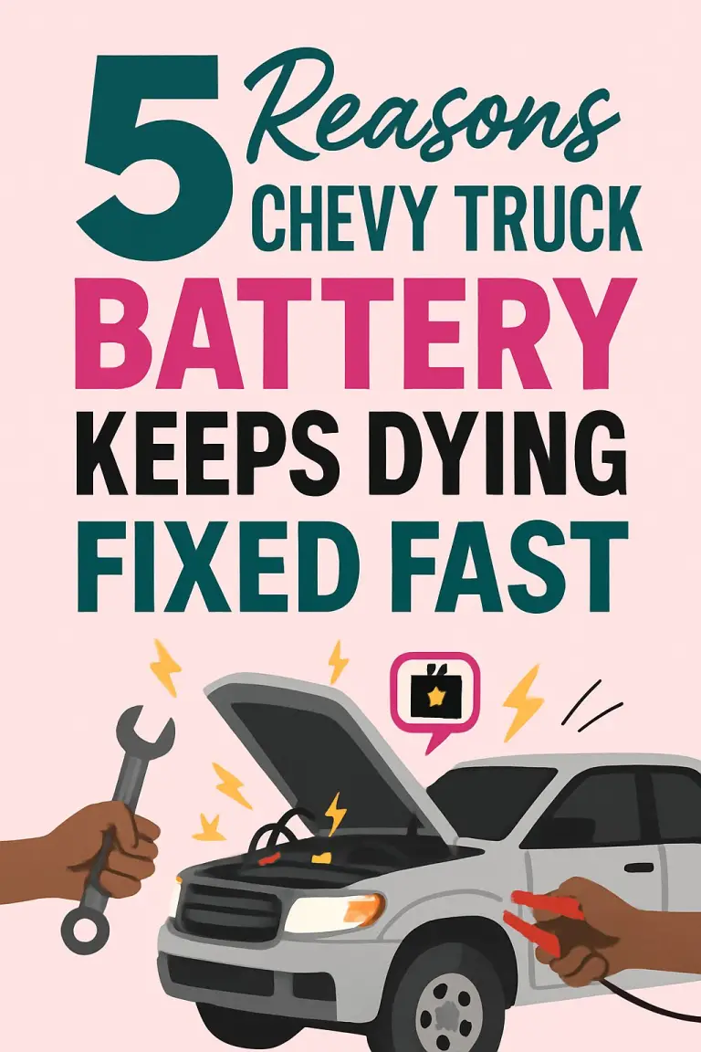 Chevy Truck Battery Keeps Dying: Causes, Fixes, and Prevention