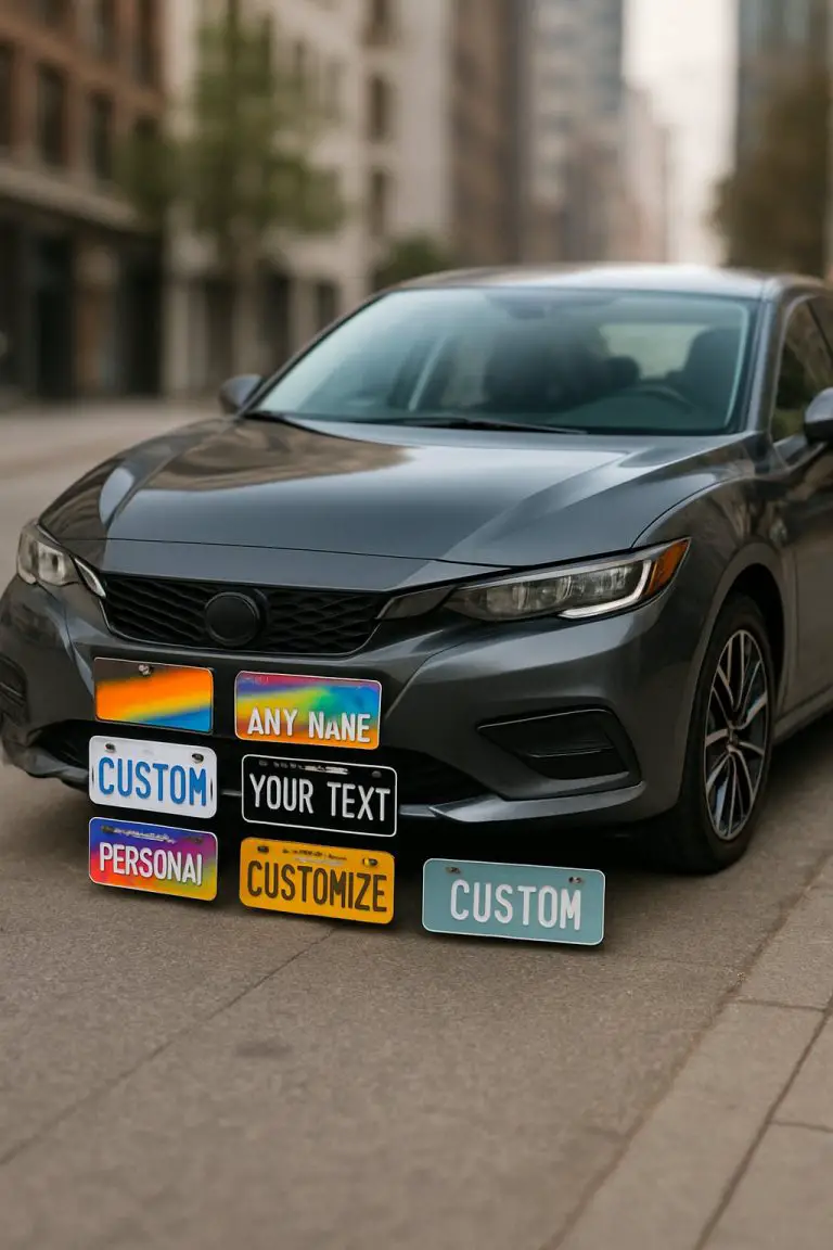 Custom Plates Car Ideas: 7 Unique Designs to Personalize Your Ride