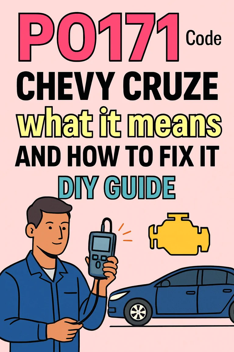 P0171 Code Chevy Cruze: What It Means and How to Fix It