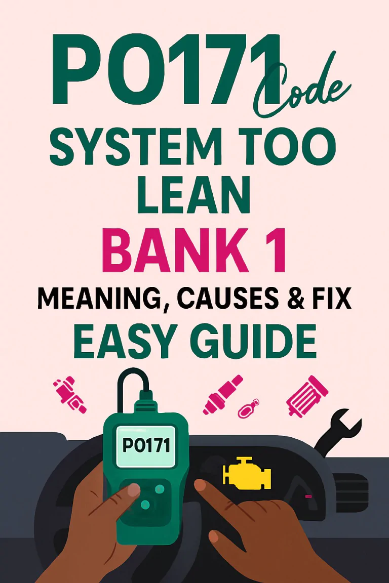 P0171 Code: Causes, Symptoms, and 5 Easy Fixes for System Too Lean (Bank 1)